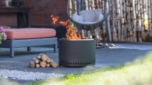 vuurhaard vuurkorf redfire extra large zwart rvs