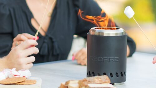 redfire volcano rvs tafelhaard small zwart