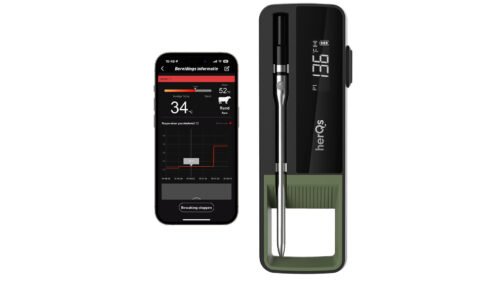 herqs draadloze bbq thermometer bluetooth vrijstaand met app